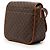 Céline Bolsa Tiracolo Celine Brown Macadam Coated Canvas Marrom - vista 2