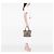 LOEWE Anagram Fusta Tote aus metallic-braunem Leder Bronze - Ansicht 6