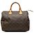 Louis Vuitton Brown Monogram Speedy 30 Marrone