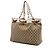 Bolso Tote Gucci Positano Large de lona GG beige - vista 2