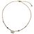 Collana Dior Gold placcata oro, perle sintetiche e strass Clair D Lune D'oro