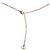 Collana Dior Gold placcata oro, perle sintetiche e strass Clair D Lune D'oro - vista 4