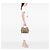 Prada Beige Canvas Canapa Logo Bow Satchel - Ansicht 6