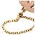 Amuleto de bolso Chanel Gold CC chapado en oro y strass Dorado - vista 3