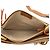 Borsa a tracolla Jane Chloé in patchwork di vitello e camoscio marrone, piccola con frange - vista 4