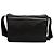 Bolsa Messenger Prada em Tessuto com acabamento em Saffiano preto, zíper e fivela dupla - vista 3