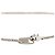Collana Louis Vuitton Silver Brass Collier Plaque Damier Pendant Necklace Argento - vista 5