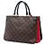 Louis Vuitton Brown Monogram Millefeuille Marrone - vista 2