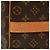 Louis Vuitton Brown Monogram Keepall Bandouliere 50 Marrone - vista 5