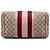 Borsa Boston Gucci Joy Media in tela GG beige con banda Web - vista 3