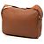 Borsa a tracolla Military XS in vitello grana morbida marrone LOEWE - vista 2