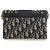 Borsa 30 Montaigne in tela Oblique blu Dior Blu navy - vista 5