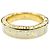 Anello a fascia Night Code Dior Gold placcato oro strass e lacca D'oro