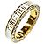 Anello a fascia Night Code Dior Gold placcato oro strass e lacca D'oro - vista 3