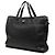 Borsa Shopper Tote Anagram LOEWE in pelle nera Nero - vista 2
