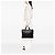 Borsa Shopper Tote Anagram LOEWE in pelle nera Nero - vista 6