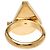Anello Cocktail Love Boat Louis Vuitton in resina e placcato oro Gold D'oro - vista 3