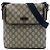 Gucci Beige GG Supreme Crossbody-Tasche
