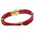 Bracciale Louis Vuitton Red Vernis Keep It Twice Rosso - vista 5