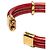 Bracciale Louis Vuitton Red Vernis Keep It Twice Rosso - vista 6