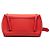 Céline Celine Mini Borsa Cintura in Pelle di Vitello Grana Rossa Rosso - vista 3
