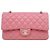 Chanel Pink Medium Classic Lambskin Double Flap Rosa