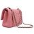 Chanel Pink Medium Classic Lambskin Double Flap Rosa - vista 2