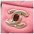 Chanel Pink Medium Classic Lambskin Double Flap Rosa - vista 6