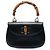 Gucci Black Calfskin Bamboo Night Nero