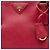 Borsa Tote Prada Galleria Medium in pelle Saffiano rossa Rosso - vista 6