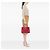 Borsa Tote Prada Galleria Medium in pelle Saffiano rossa Rosso - vista 7
