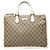 Borsa Satchel Gucci Beige GG Supreme