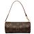 Louis Vuitton Brown Monogram Papillon Pochette Marrone