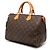 Louis Vuitton Brown Monogram Speedy 30 Marrone - vista 2