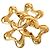 Spilla a trifoglio Chanel Gold CC placcata oro D'oro