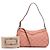 Borsa a tracolla Gucci Ophidia piccola in tela GG rosa - vista 7