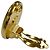 Chanel Gold Vergoldete Camellia Runde Clip-On Ohrringe Golden - Ansicht 5