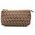 Fendi Zucchino Canvas Pouch Braun