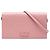 Portafoglio con tracolla Gucci Pink Microguccissima Rosa