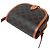 Céline Celine Brown Medium Triomphe Coated Canvas Folco Crossbody Marrone Marrone scuro - vista 10