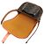 Céline Celine Brown Medium Triomphe Coated Canvas Folco Crossbody Marrone Marrone scuro - vista 6