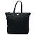 Borsa Satchel Prada in Tessuto Impuntu Nero