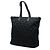 Borsa Satchel Prada in Tessuto Impuntu Nero - vista 2