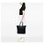 Borsa Satchel Prada in Tessuto Impuntu Nero - vista 6