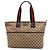 Gucci Beige GG Canvas Web Tote