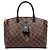 Louis Vuitton Brown Damier Ebene Odeon Tote PM Marrone