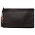 Bamboo Clutch Gucci de piel de becerro marrón con borla de bambú Castaño Marrón oscuro