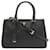 Borsa a mano Prada Triangle Galleria Medium Nero
