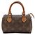 Borsa a mano Louis Vuitton Monogram Mini Speedy Marrone - vista 2