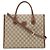 Borsa Tote Gucci GG Small Marrone Crudo - vista 2